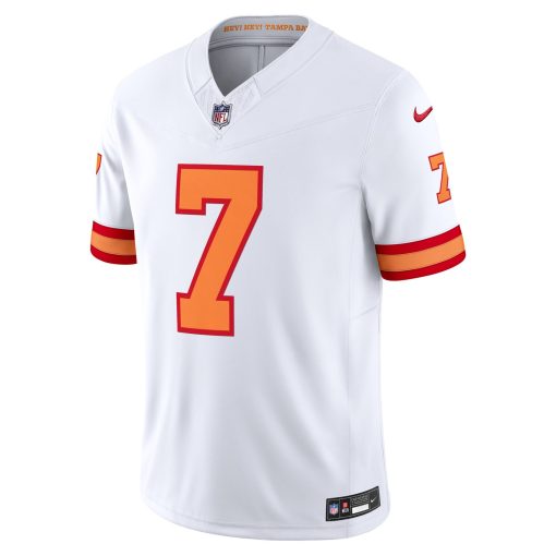 Bucky Irving ’76 Tampa Bay Buccaneers Nike  Vapor F.U.S.E. Player Limited Jersey – White - Image 2