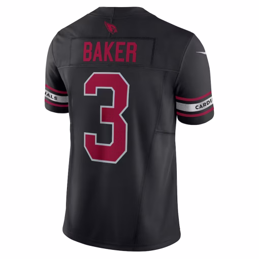 Budda Baker Arizona Cardinals Nike Vapor F.U.S.E. Limited Jersey – Black - Image 3