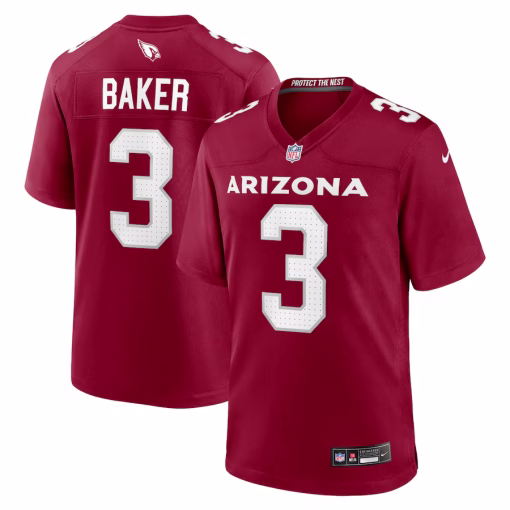 Budda Baker Arizona Cardinals Nike Game Player Jersey – Cardinal