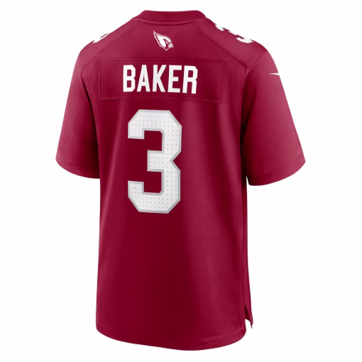 Budda Baker Arizona Cardinals Nike Game Player Jersey – Cardinal - Image 3