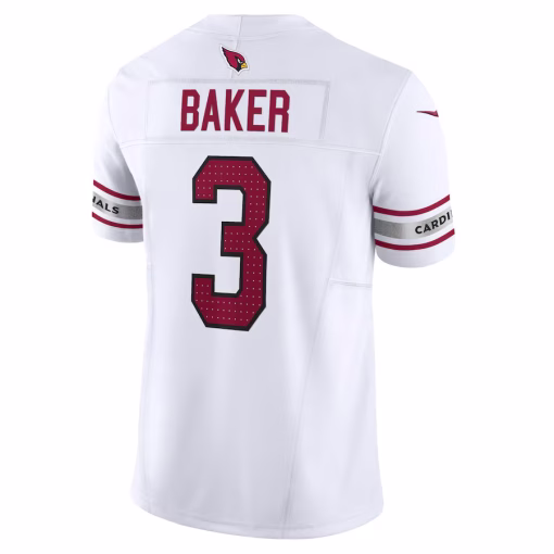 Budda Baker Arizona Cardinals Nike Vapor F.U.S.E. Limited Jersey – White - Image 3