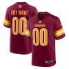 Washington Commanders Nike Game Custom Player Jersey – Burgundy