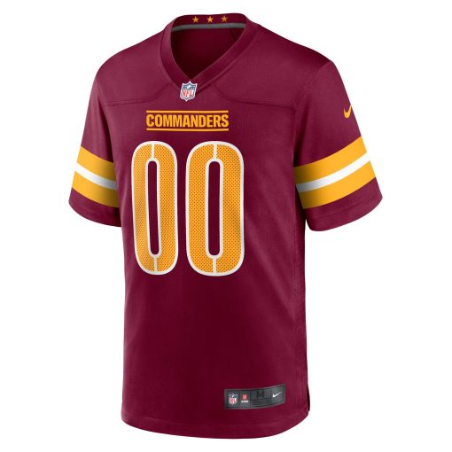 Washington Commanders Nike Game Custom Player Jersey – Burgundy - Image 2