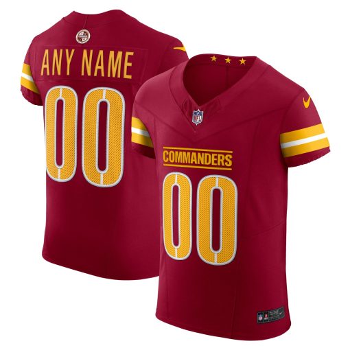 Washington Commanders Nike Team Vapor F.U.S.E. Elite Custom Jersey –  Burgundy