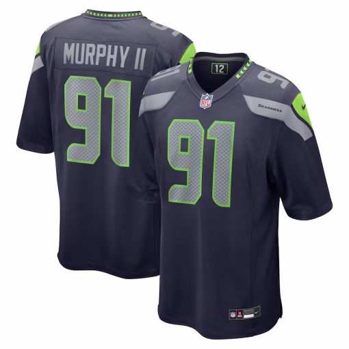 Byron Murphy II Seattle Seahawks Nike Player Game Jersey – College Navy