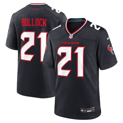 Calen Bullock Houston Texans Nike Team Game Jersey – Navy