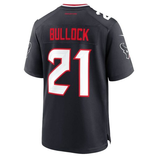 Calen Bullock Houston Texans Nike Team Game Jersey – Navy - Image 3