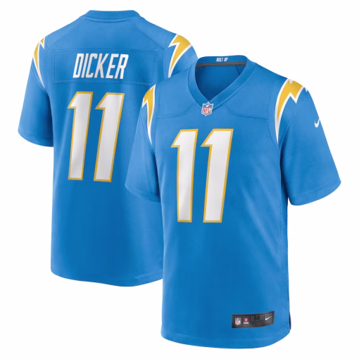 Cameron Dicker Los Angeles Chargers Nike Game Jersey – Powder Blue
