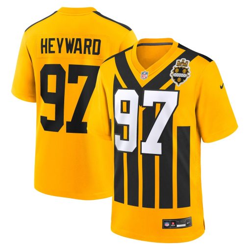 Cameron Heyward Pittsburgh Steelers Nike Alternate 1933 Throwback Game Jersey – Gold
