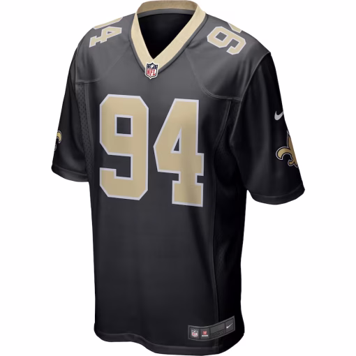 Cameron Jordan New Orleans Saints Nike Game Jersey – Black - Image 2