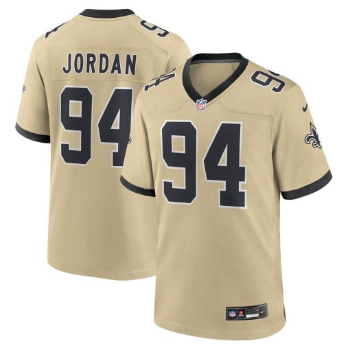 Cameron Jordan New Orleans Saints Nike Gameday Golds Alternate Game Player Jersey – Gold