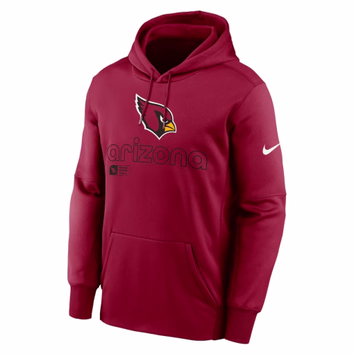 Arizona Cardinals Nike Performance Pullover Hoodie – Cardinal - Image 2