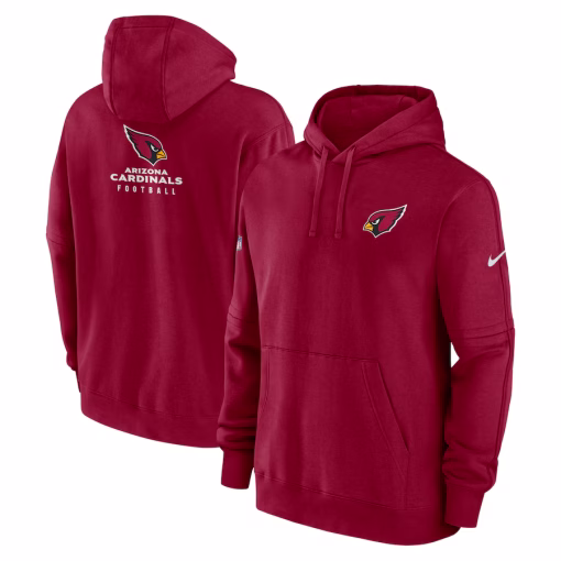 Arizona Cardinals Nike Sideline Club Fleece Pullover Hoodie – Cardinal