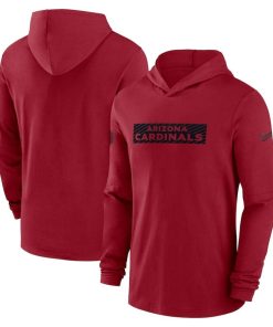 Arizona Cardinals Nike Sideline Hoodie Performance Long Sleeve T-Shirt – Cardinal