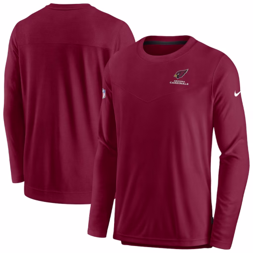 Arizona Cardinals Nike Sideline Lockup Performance Pullover Sweatshirt – Cardinal