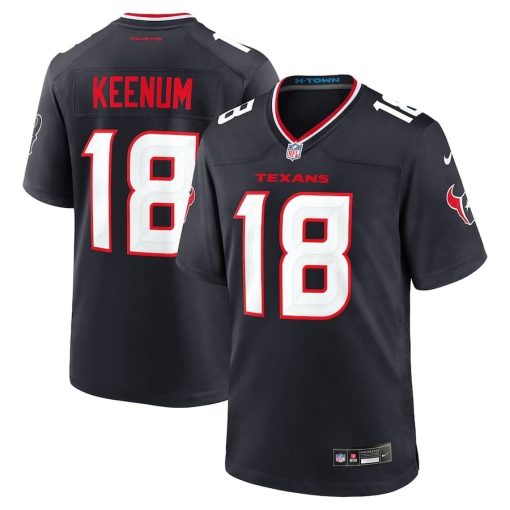 Case Keenum Houston Texans Nike Team Game Jersey – Navy