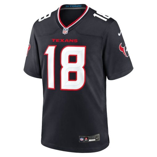 Case Keenum Houston Texans Nike Team Game Jersey – Navy - Image 2
