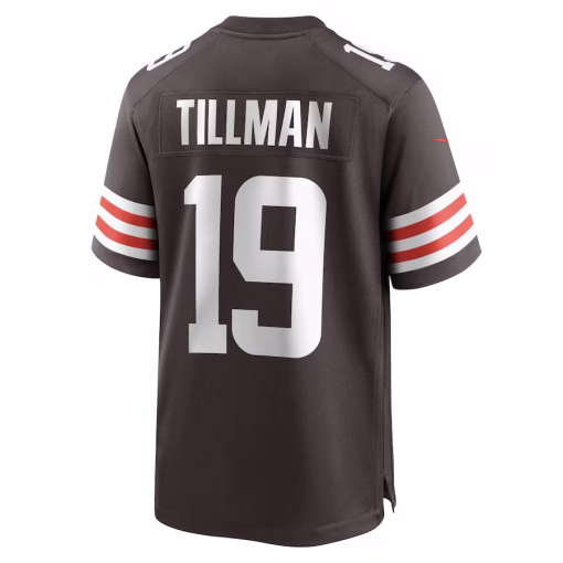 Cedric Tillman Cleveland Browns Nike Game Jersey – Brown - Image 3