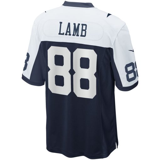 CeeDee Lamb Dallas Cowboys Nike Alternate Game Team Jersey – Navy - Image 3