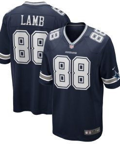 CeeDee Lamb Dallas Cowboys Nike Game Jersey – Navy