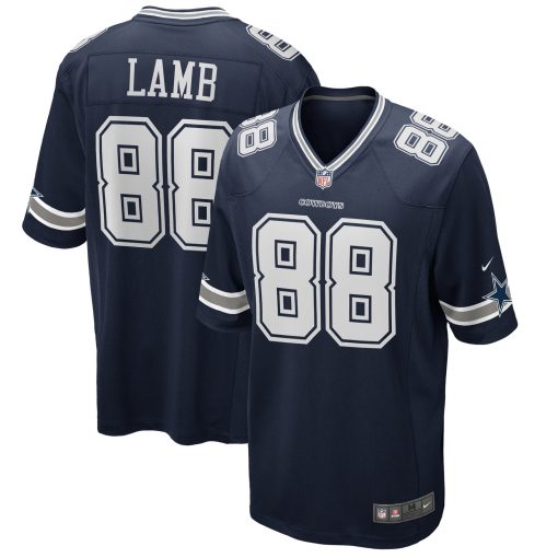 CeeDee Lamb Dallas Cowboys Nike Game Jersey – Navy