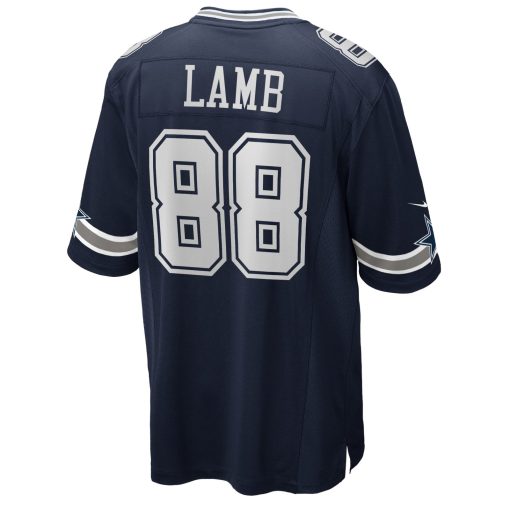 CeeDee Lamb Dallas Cowboys Nike Game Jersey – Navy - Image 3