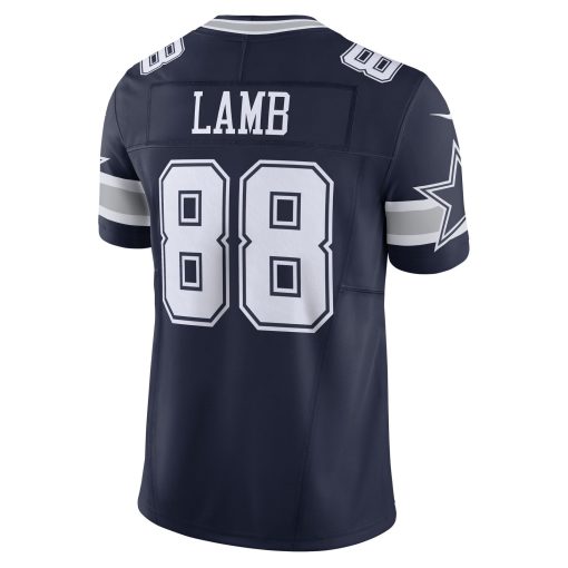 CeeDee Lamb Dallas Cowboys Nike Vapor F.U.S.E. Limited Jersey – Navy - Image 3