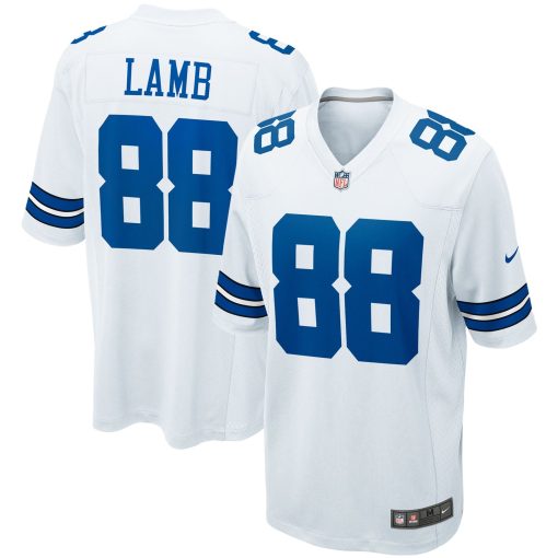 CeeDee Lamb Dallas Cowboys Nike Game Team Jersey – White