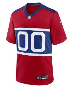Alternative view of New York Giants Nike Alternate Game Custom Jersey – Century Red