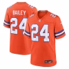 Champ Bailey Denver Broncos Nike Mile High Collection 1977 Throwback Retired Player Game Jersey – Orange