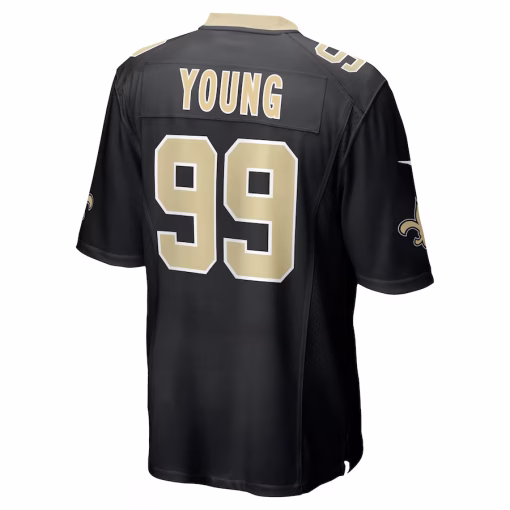Chase Young New Orleans Saints Nike Game Jersey – Black - Image 3
