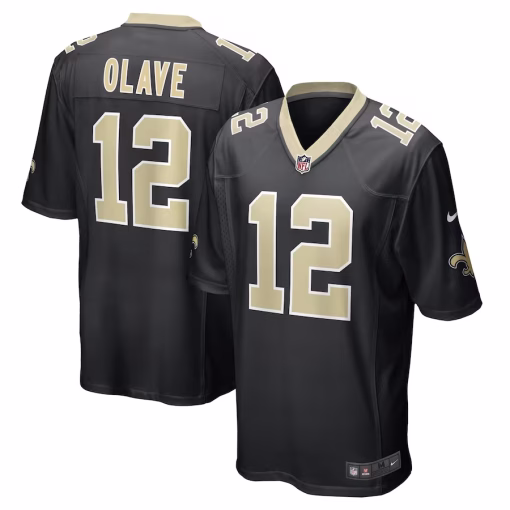 Chris Olave New Orleans Saints Nike Player Game Jersey – Black