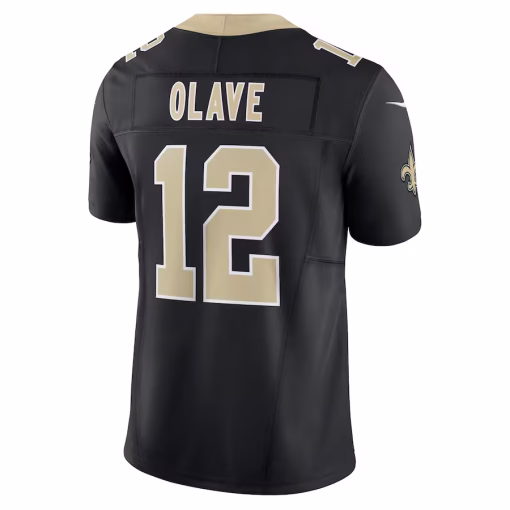 Chris Olave New Orleans Saints Nike Vapor F.U.S.E. Limited Jersey – Black - Image 3
