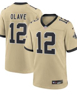 Chris Olave New Orleans Saints Nike Gameday Golds Alternate Game Player Jersey – Gold