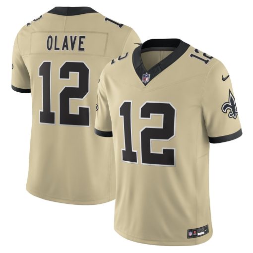 Chris Olave New Orleans Saints Nike Gameday Golds Alternate Vapor F.U.S.E. Limited Jersey – Gold