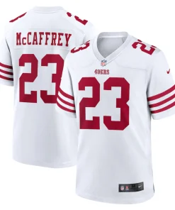 Christian McCaffrey San Francisco 49ers Nike Game Player Jersey – White
