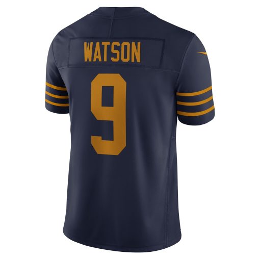 Christian Watson Green Bay Packers Nike The 1923 Classic Vapor F.U.S.E. Limited Jersey – Navy - Image 3