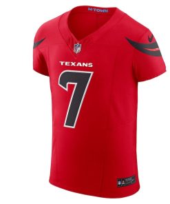 Alternative view of C.J. Stroud Houston Texans Nike Alternate Vapor F.U.S.E. Elite Jersey – Red