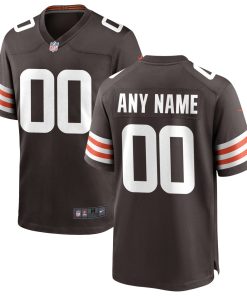Nike Cleveland Browns Custom Game Jersey – Brown