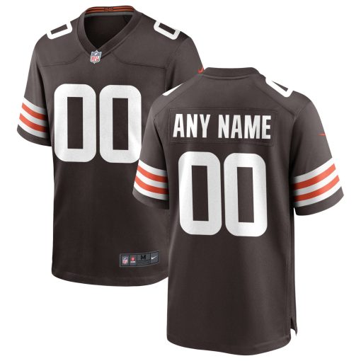 Nike Cleveland Browns Custom Game Jersey – Brown