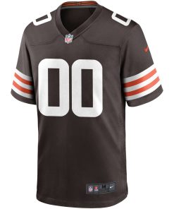 Alternative view of Nike Cleveland Browns Custom Game Jersey – Brown