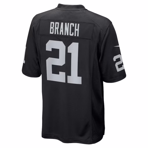 Cliff Branch Las Vegas Raiders Nike Retired Player Game Jersey – Black - Image 3