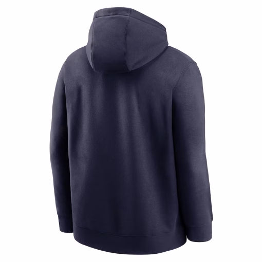 Seattle Seahawks Nike Club Logo Pullover Hoodie – College Navy - Image 3