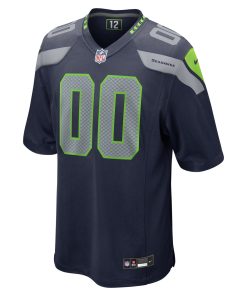 Alternative view of Seattle Seahawks Nike Custom Game Jersey – College Navy
