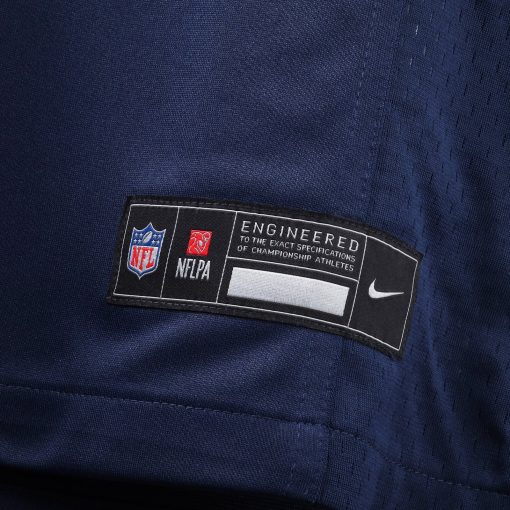 Seattle Seahawks Nike Custom Game Jersey – College Navy - Image 6