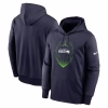 Seattle Seahawks Nike Icon Performance Pullover Hoodie – College Navy