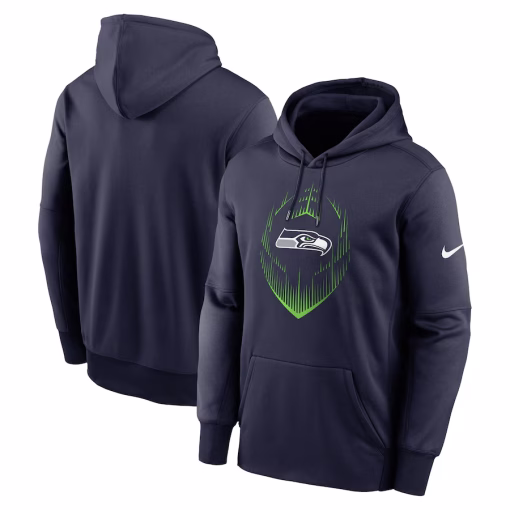 Seattle Seahawks Nike Icon Performance Pullover Hoodie – College Navy
