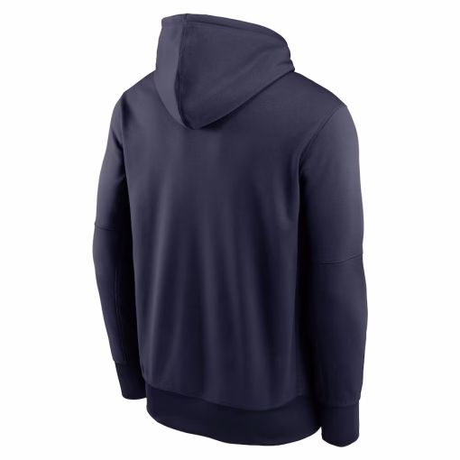 Seattle Seahawks Nike Icon Performance Pullover Hoodie – College Navy - Image 3