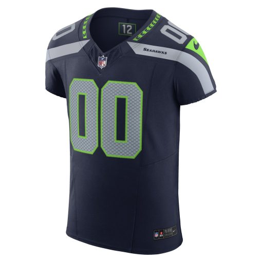 Seattle Seahawks Nike Vapor F.U.S.E. Elite Custom Jersey – College Navy - Image 2