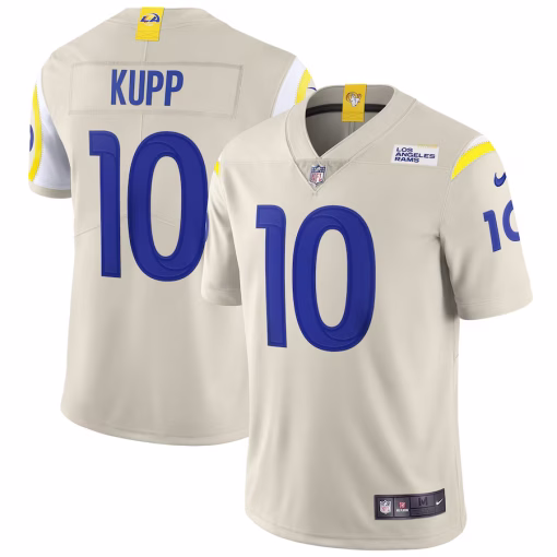 Cooper Kupp Los Angeles Rams Nike Vapor Limited Jersey – Bone